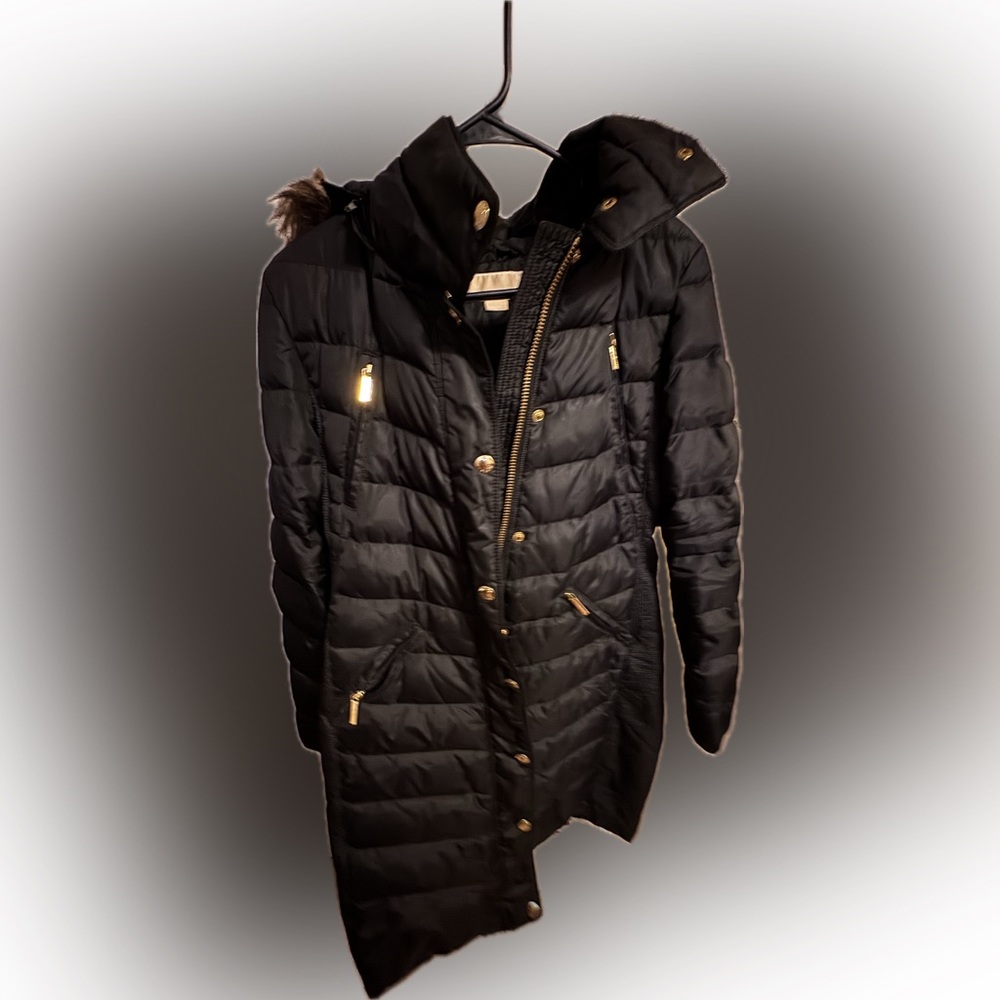 Micheal Kors winter coat with fur on hood